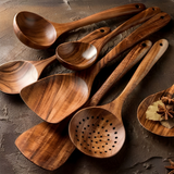 Teak Wooden Utensil Set