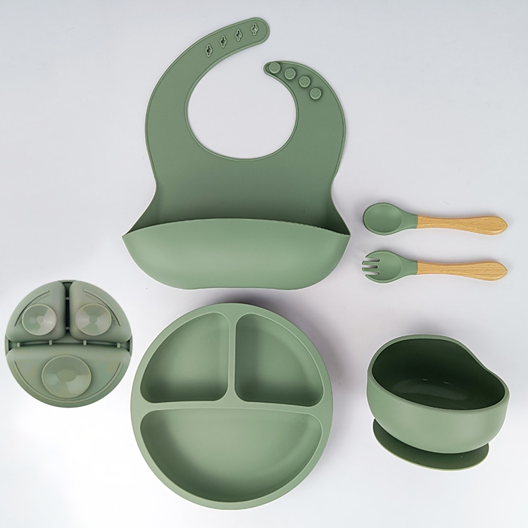 Silicon Baby Feeding Set